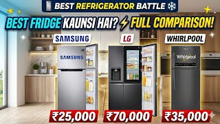 Best Fridge konse hai LG vs Godrej vs Voltas Beko 🧊