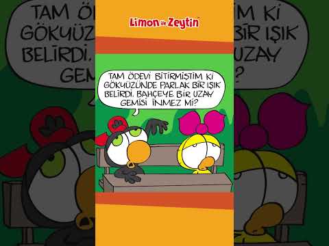 Uzay Gemisi 🛸 - Limon ile Zeytin #çizgifilm #shorts #short