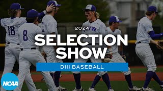 2024 NCAA DIII baseball bracket selection show