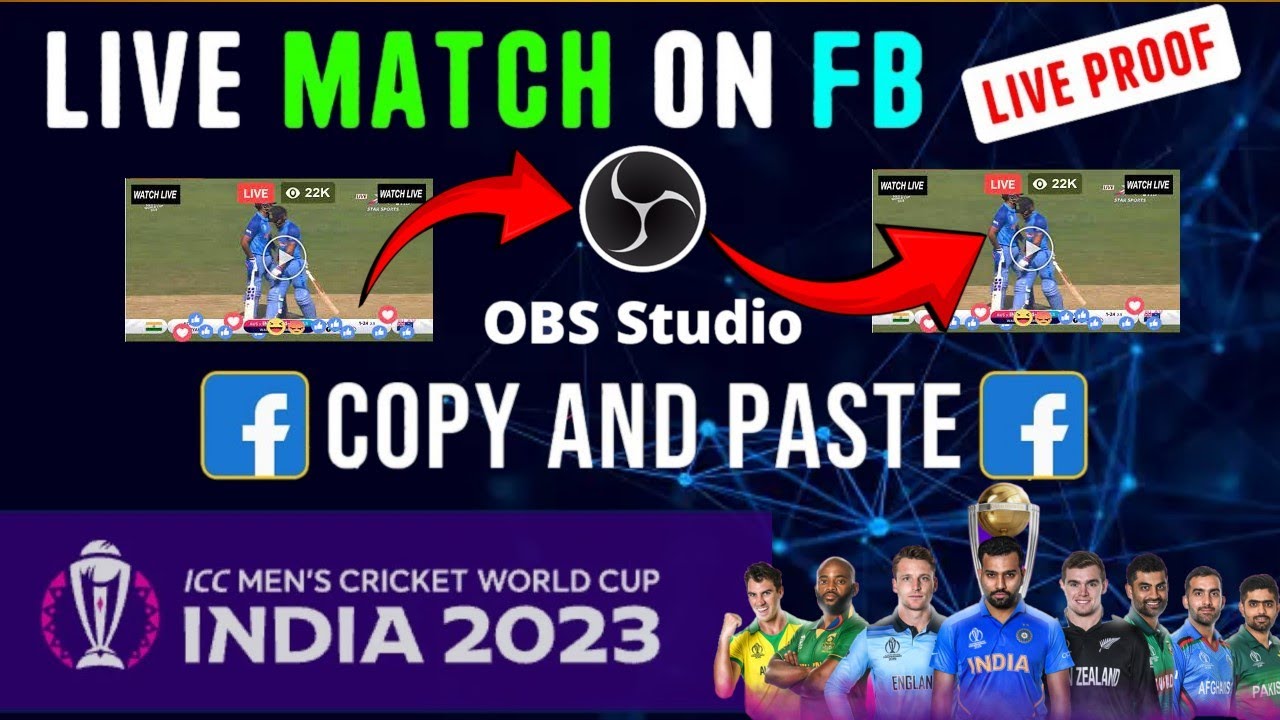 facebook live cricket match today