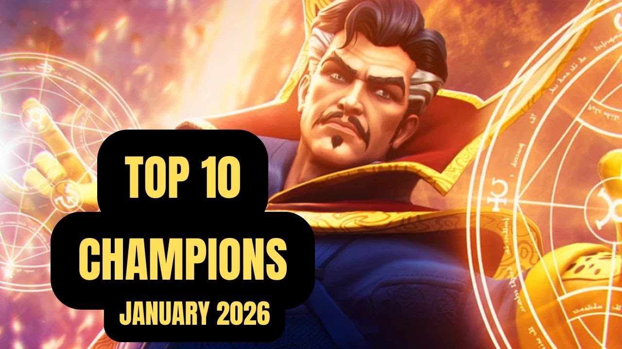 MCOC Top 10 Champions January 2026 | Marvel Contest of Champions Best Champions