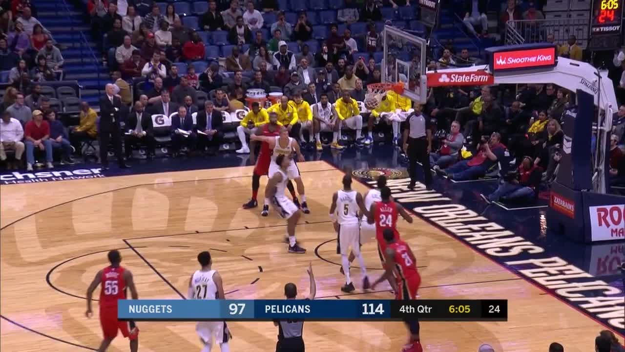 lonzo ball injury New Orleans Pelicans with 12 3 pointers vs. Denver Nuggets