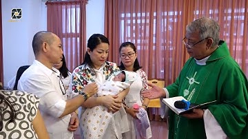 VUI SỐNG TIN MỪNG - NGHI THỨC RỬA TỘI CÁC CHÁU BÉ NHÓM FIAT  01-7-2018.