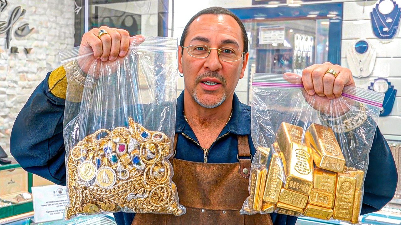 ¡TRANSFORMÉ JOYAS DE CLIENTES EN LINGOTES DE ORO!