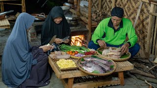 Masak Spesial Syawalan | Gurameh Fillet Saus Tiram, Opor Ayam, Rendang ,Trancam, dan Es Buah