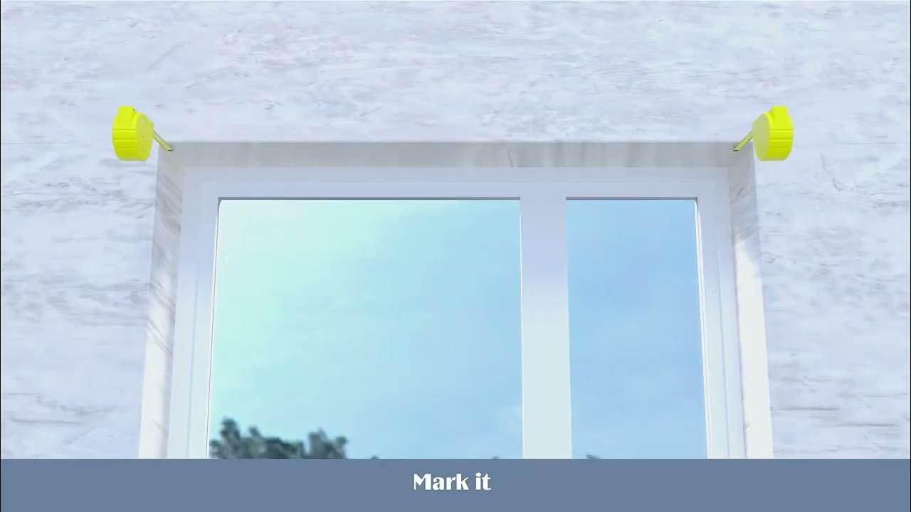 HILADUO How to install valanceless style roller shade YouTube