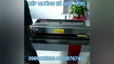 Bếp nướng thịt xiên, hải sản, dùng gas ET-KF03