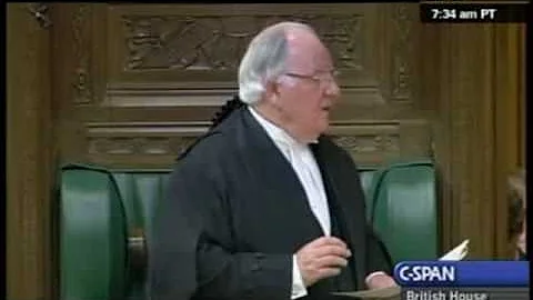 Speaker of Britain's House of Commons Apologizes