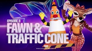 Fawn &amp; Traffic Cone Duet | Series 4 Episode 8 | The Masked Singer UK