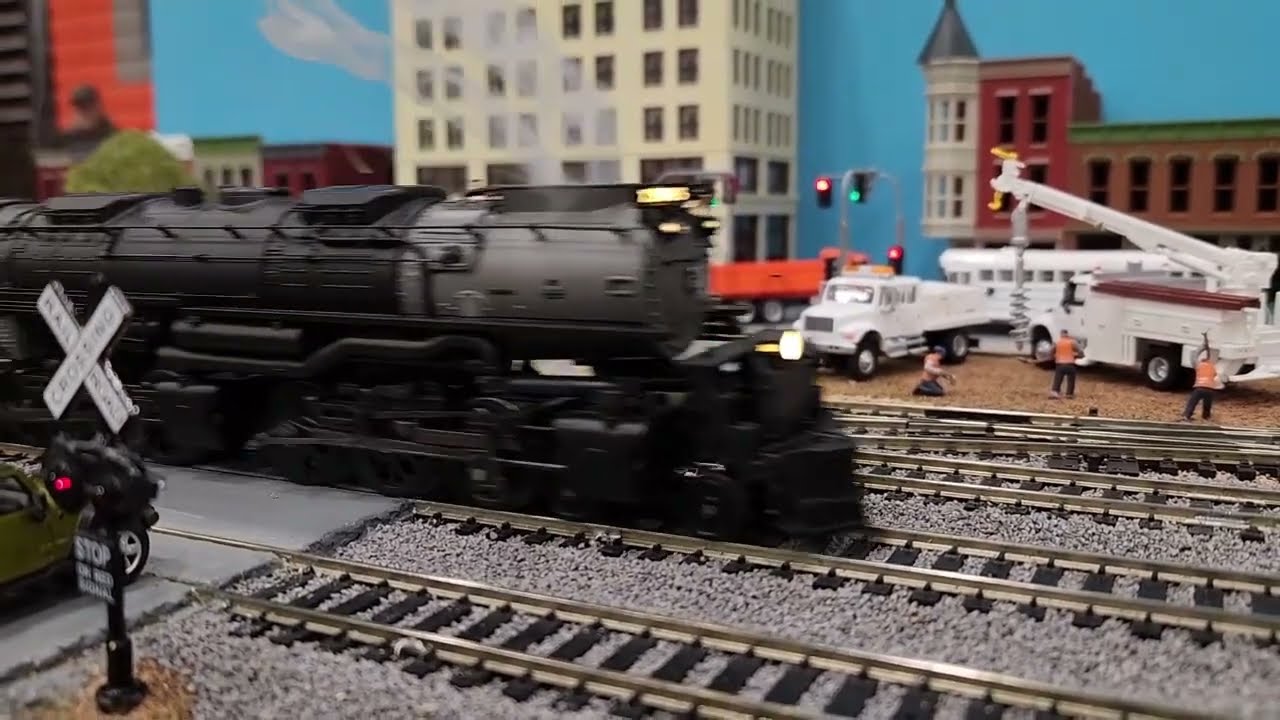 HO Scale LCSofME model train layout at RRVD train show 2023