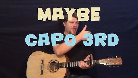 Maybe Guitar version - Guitar performance video thumbnail