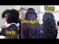 Silk Press | Type 4 Hair SHRINKAGE | Wand Curl Waves  | Marquita Sherice