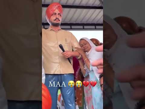 sidhu moose wala ❤mata ji emotional😭 #sidhumoosewala #justiceforsidhumoosewala #ripsidhumoosewala
