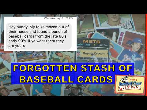 Forgotten Stash of Baseball Cards... and other surprises