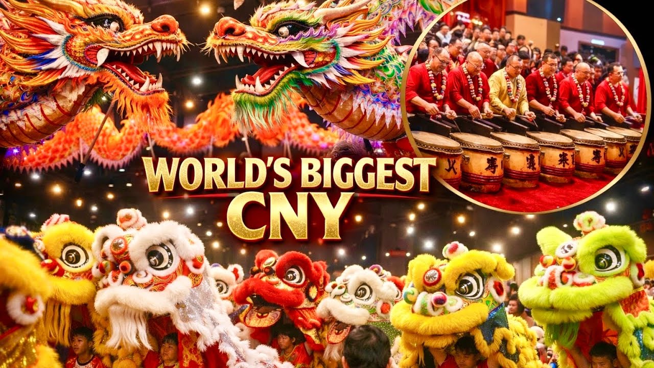 CRAZY Chinese New Year 2026 🇲🇾 Parade Walkdown Blessing | INSANE Actobatic Lion Dance Kota Kinabalu 