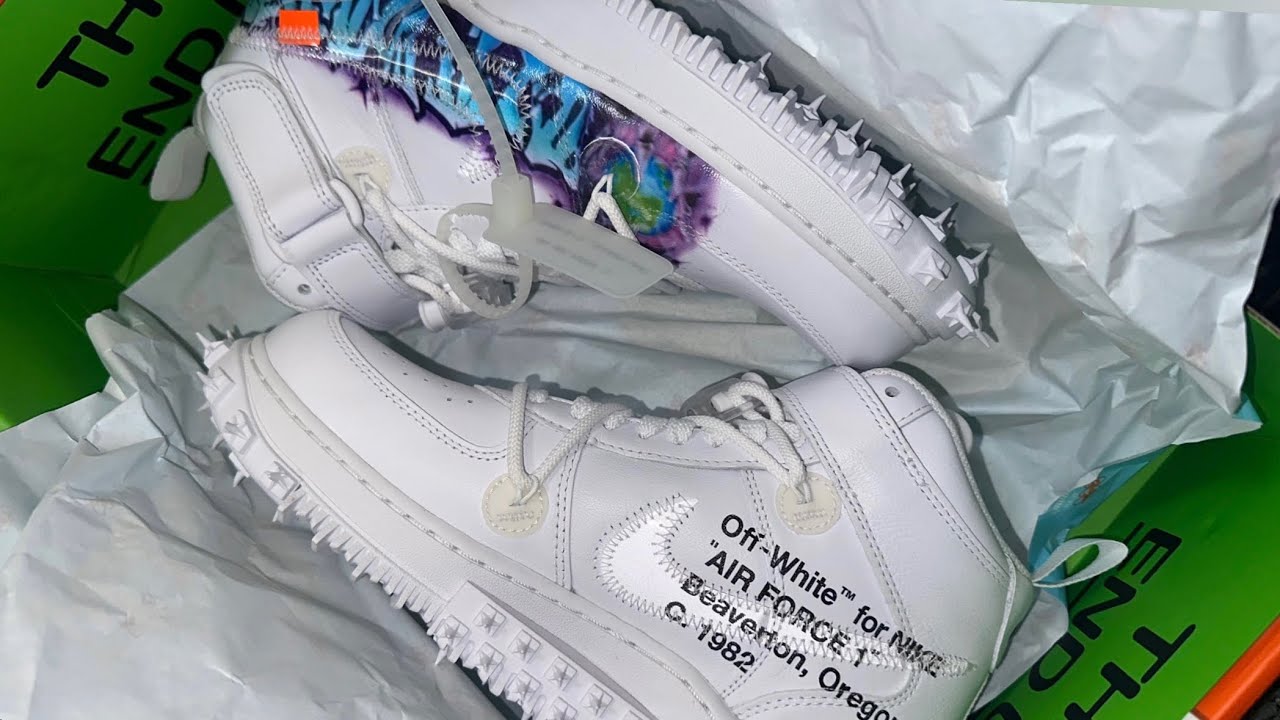 off white graffiti af1 on feet｜TikTok Search