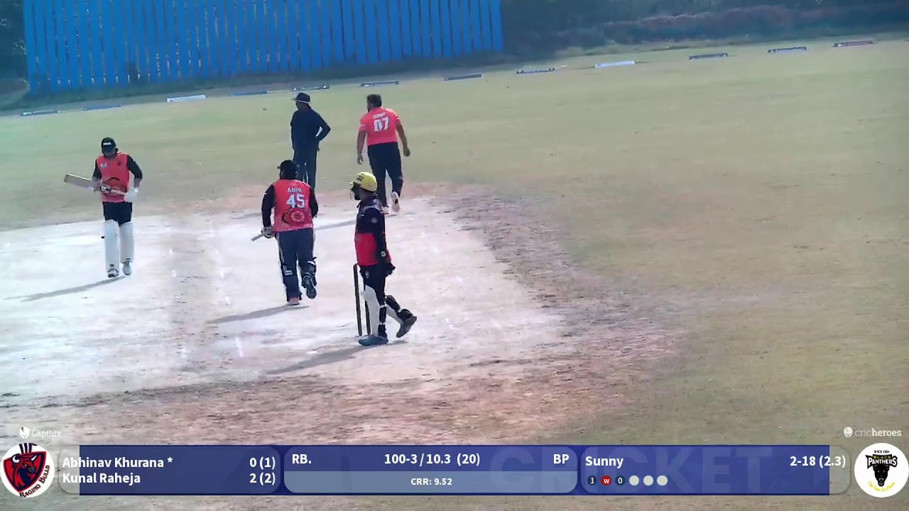 RAGING BULLS . vs Blacks Panther Live Cricket Match | 30-Nov-25 12:45 PM 20 Live - SGA SUNNY SUNDAY