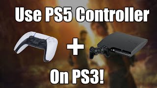 How to Connect & Use Dualsense PS5 Controller on PS3!