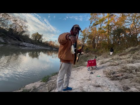 Fishing the creek for giants 😮🎣
