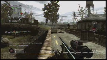 COD4:: Overgrown:: 360 no scope from bridge to bridge