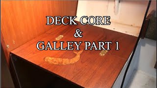 Contessa 26 Refit ep.9 - Deck Core and Galley Rebuild Part 1