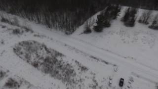 Drone view of Three Rivers WMA