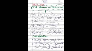 8th-ENGLISH-Supplementary-1-The Women on Platform 8-Mind map and Consolidation.