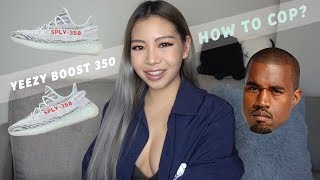 yeezy 350 blue tint on feet