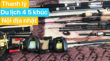 Cần Lure 4 Khúc 4 Khúc Du Lịch , Máy Câu Thanh Lý , Hàng Nội Địa Xuất Nhật