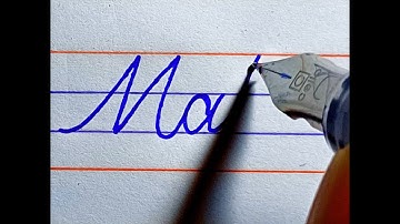 Mahek beautiful name write in cursive writing | cursive writing