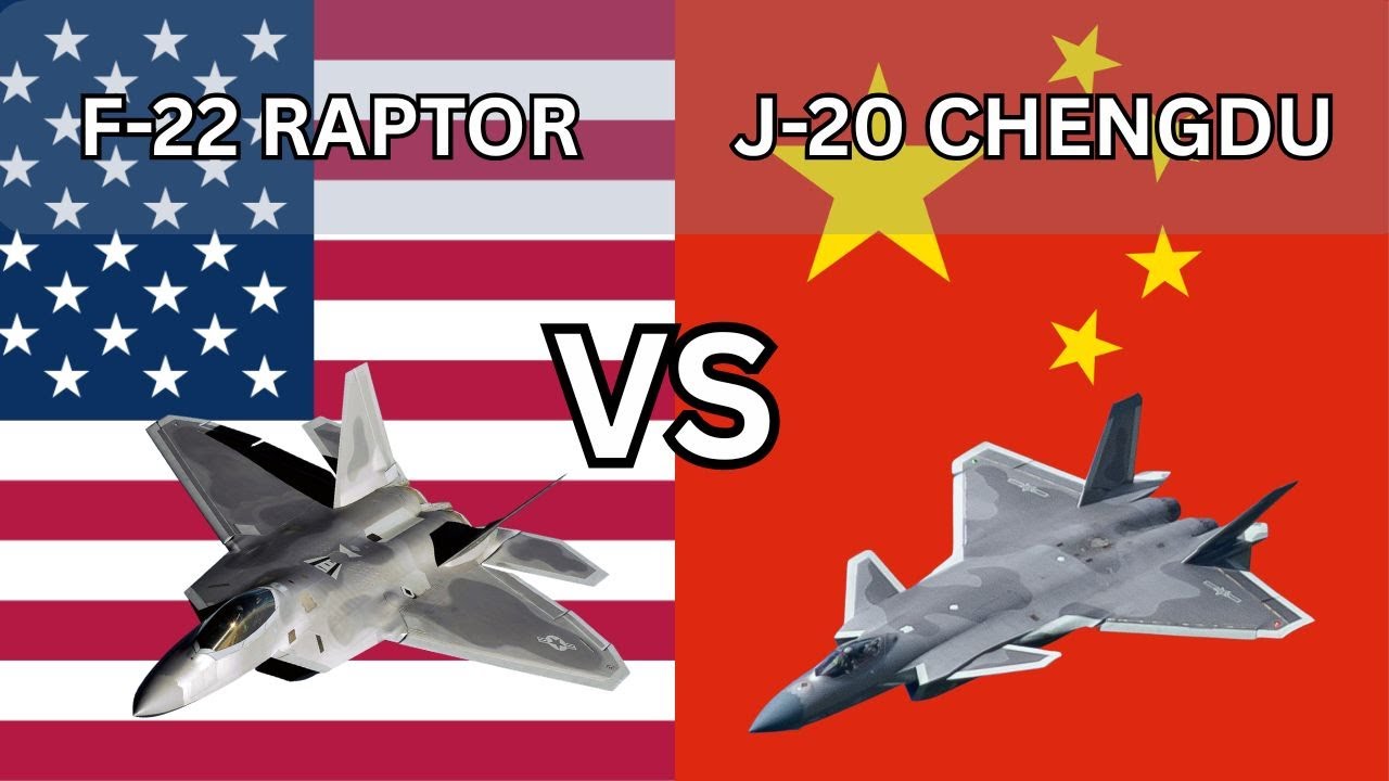 F22 Raptor vs J20 Fighter Jet | America vs China Air Superiority Showdown