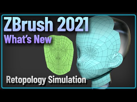 036 ZBrush 2021 Retopology With Dynamic Cloth and Collision Surfaces Techniques