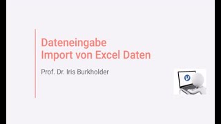 [jamovi - Dateneingabe] Import von Excel-Daten