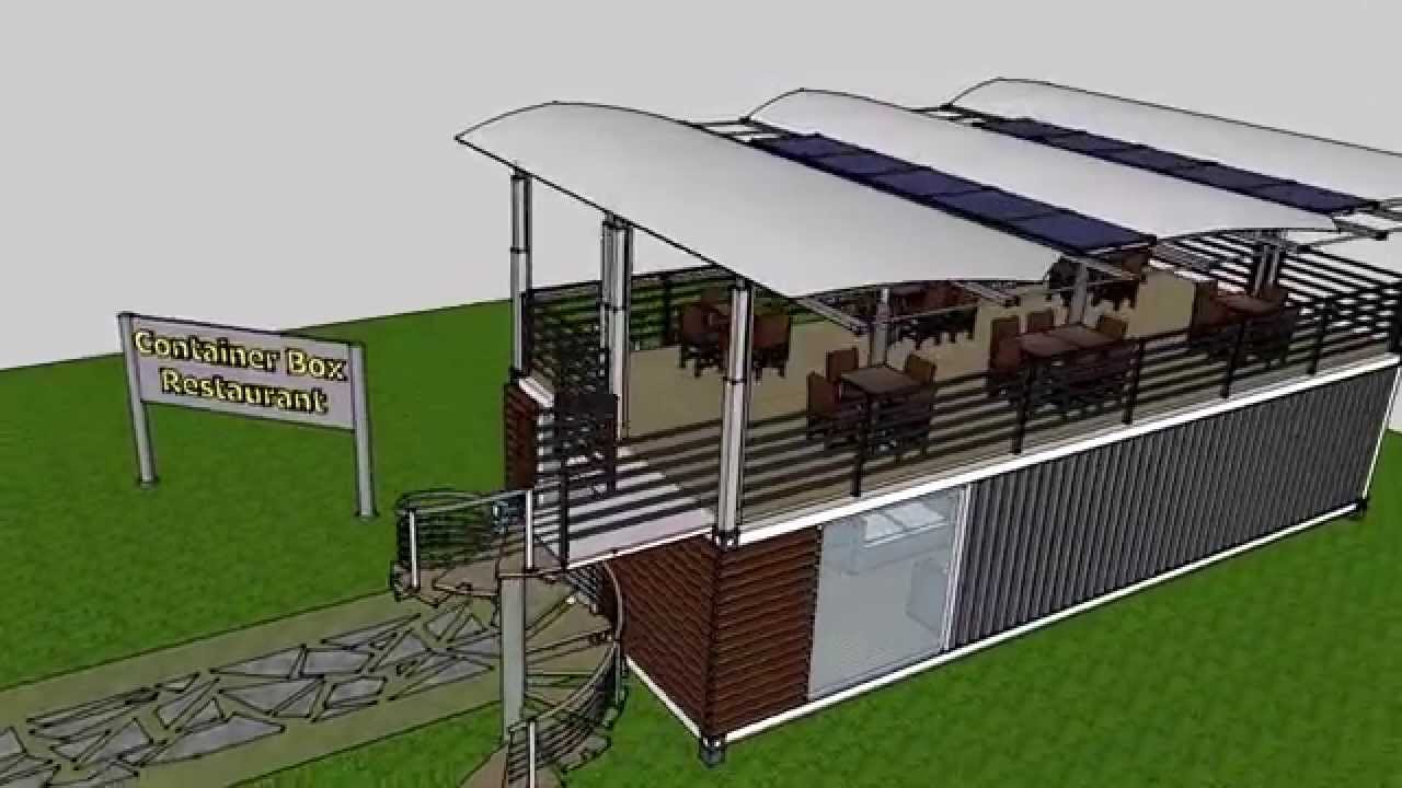 Ristorante bar Container Shelter Box Produzione Vendita Noleggio
