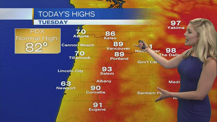 11pm Tuesday Evening Forecast KOIN 6 News July 25, 2017