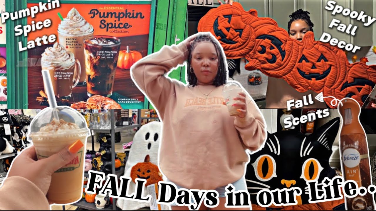 *NEW* FALL Days in our Life🍂 | 2024 FALL DECOR HAUL🤎 1st PSL of the