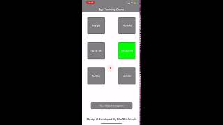 Operate mobile app with your eyes -  Eye tracking - iOS - ARkit screenshot 5