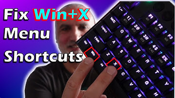 How to fix Win + X Windows keyboard shortcuts not working in Windows 11
