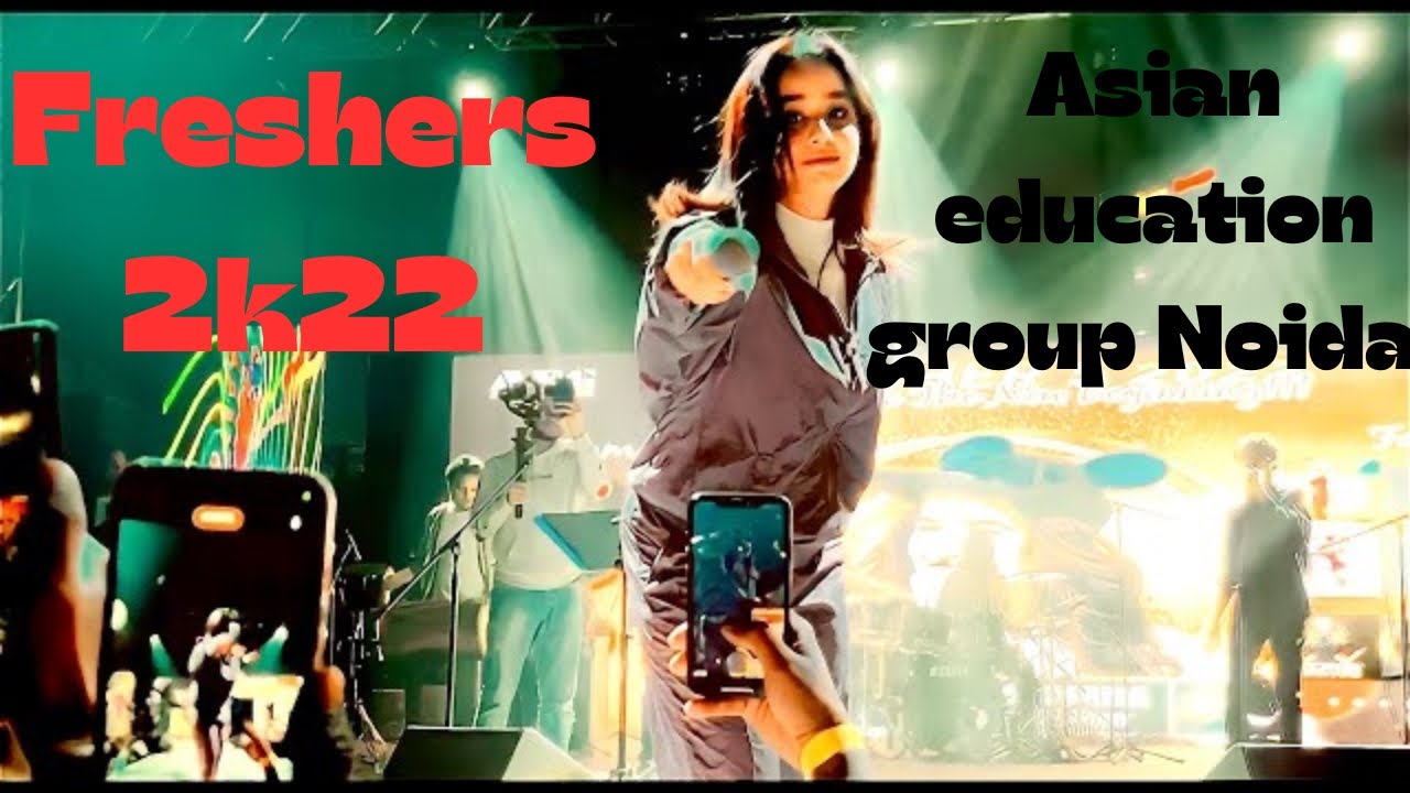 Asian business school Noida Freshers 2k22 | Sunanda Sharma live show | College freshers 