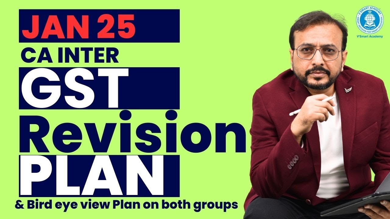 🔥🔥 Ultimate CA Inter Strategy for Jan 2025 Exams || Vsmart Academy ...