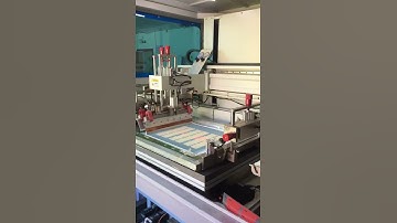 PC Sheet CCD Camera Positioning Screen Printing Press