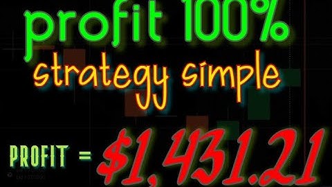 profit 100% - strategy simple - iq option trading