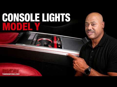 DIY Tesla Model Y Center Console LED Upgrade (Syncs With Screen!)