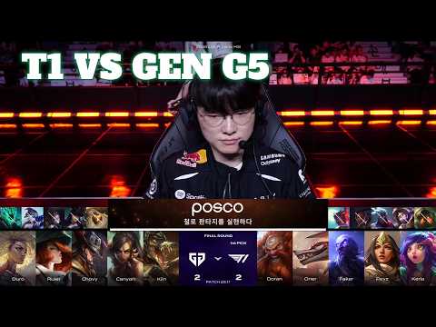 T1 vs GEN Game 5 | LCK 2026 Road to MSI Final Round | T1 vs Gen.G G5