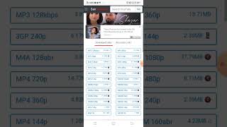Smartphone video download 3gp144,mp4720