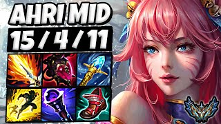 Ahri vs Hwei [ MID ] Lol Korea Challenger Patch 14.1 ✅