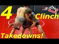 4 clinch takedowns to destroy your opponents