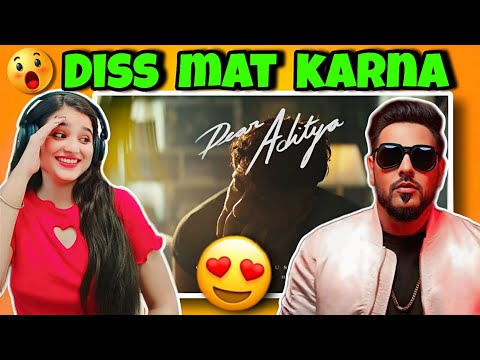 Badshah - Dear Aditya | Music Video | Hiten | #reaction #explorepage #badshah #trending #viralsong