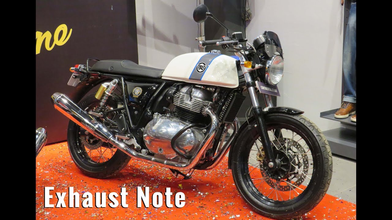 ROYAL ENFIELD CONTINENTAL GT 650 EXHAUST SOUND YouTube