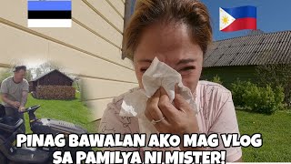 PINAG BAWALAN NA AKO MAG VLOG SA PAMILYA NI DODONG AT BIYENAN KO!FILIPINA LIFE IN ESTONIA🇪🇪❤️🇵🇭